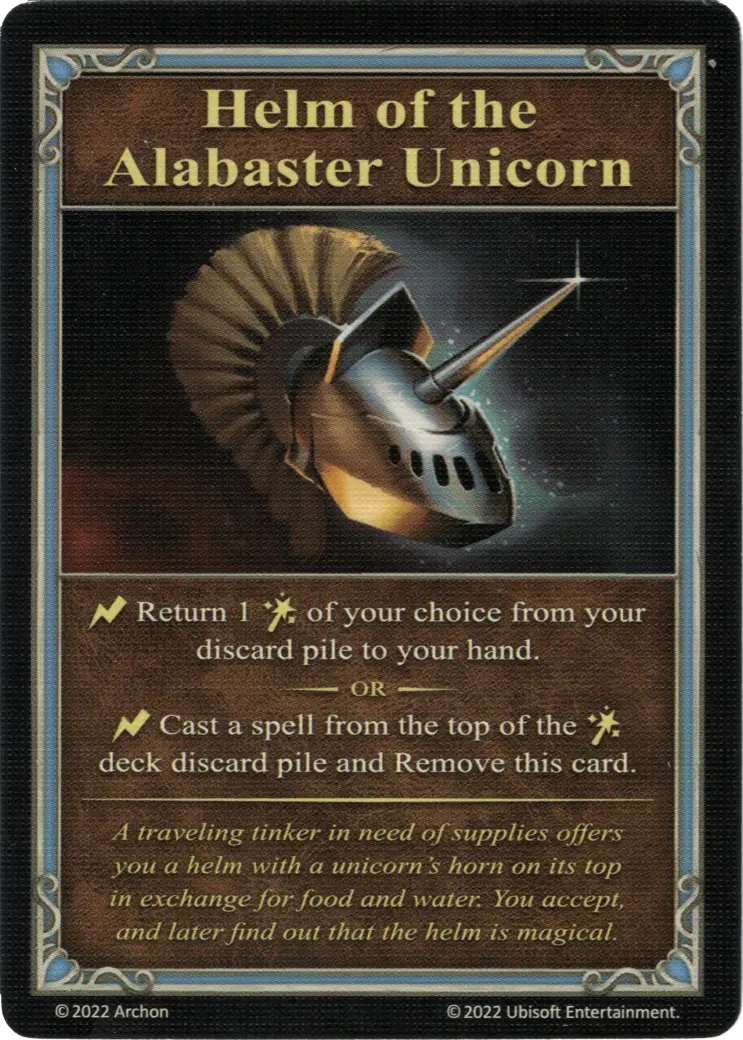 Helm of the Alabaster Unicorn