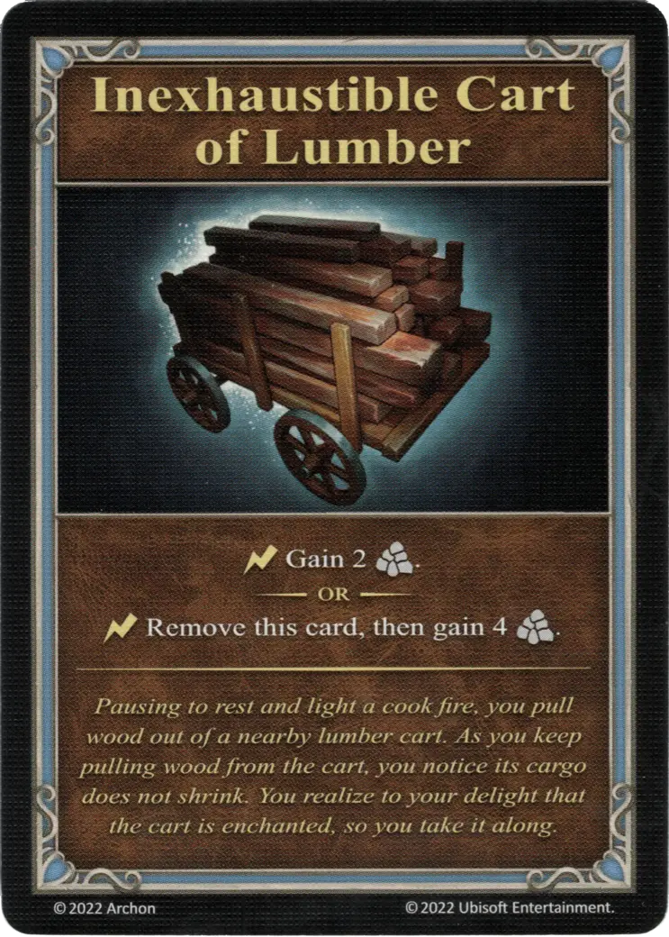 Inexhaustible Cart of Lumber