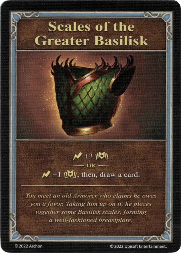 Scales of the Greater Basilisk