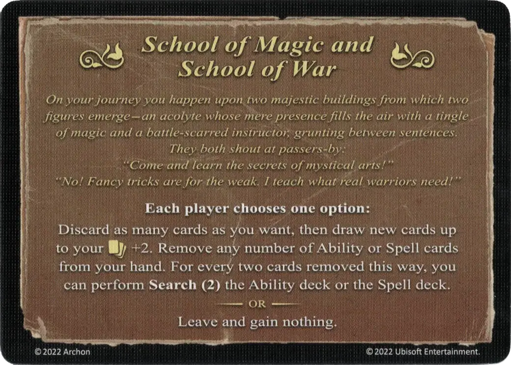 School of Magic and School of War