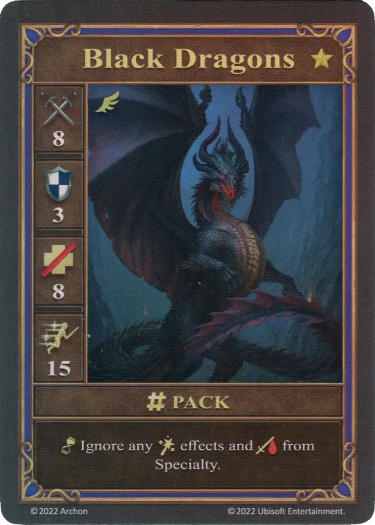 Pack of Black Dragons